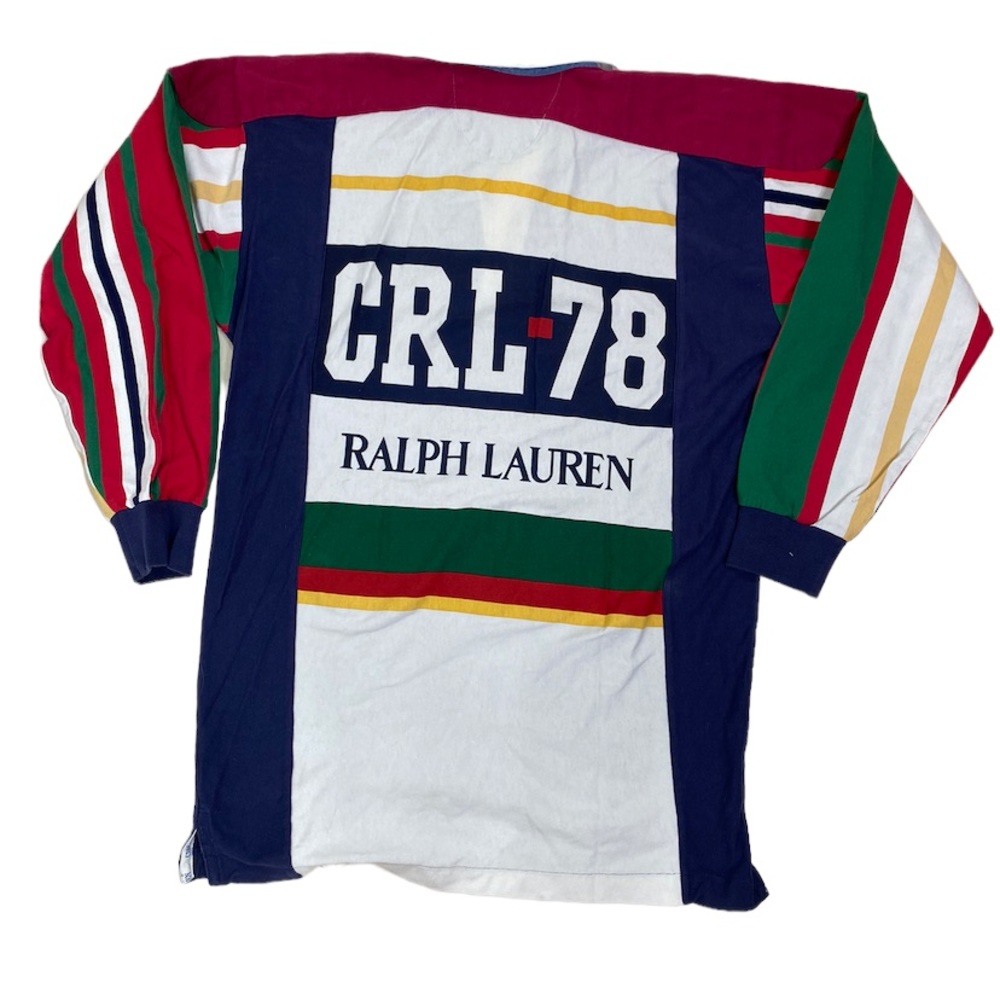 Chaps Ralph Lauren Vintage Patchwork Colorful 90s… - image 3